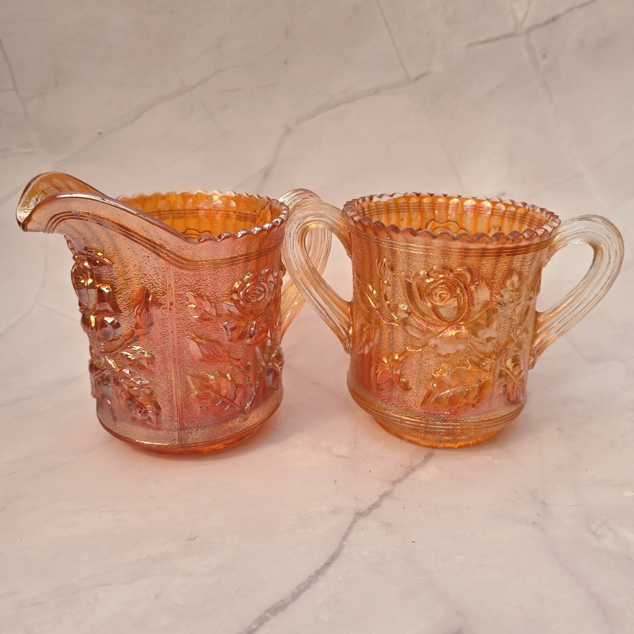 Carnival Glass set