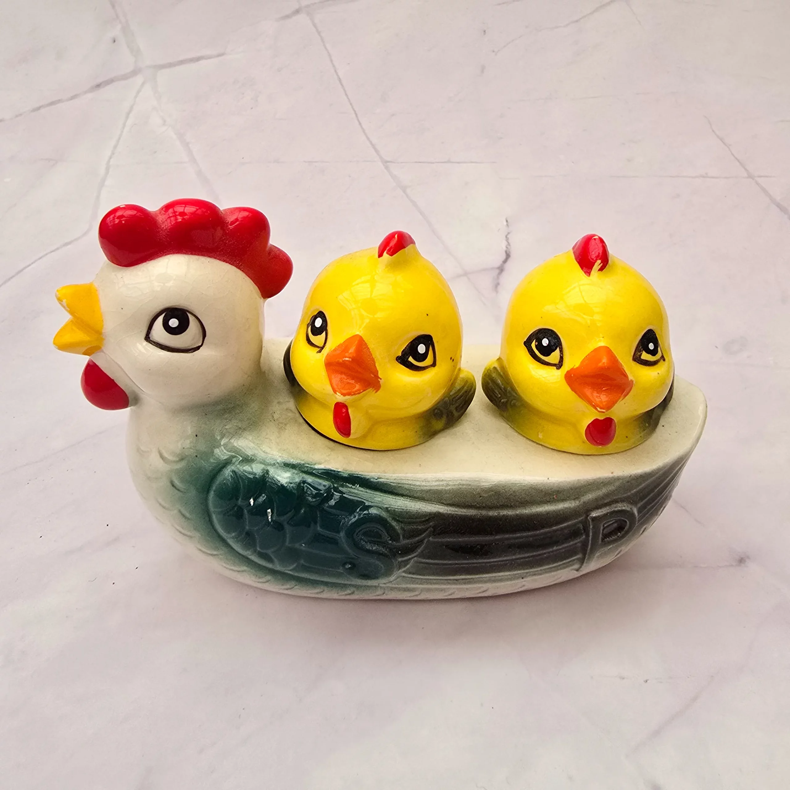 Peper en Zoutstel Kip met kuikens