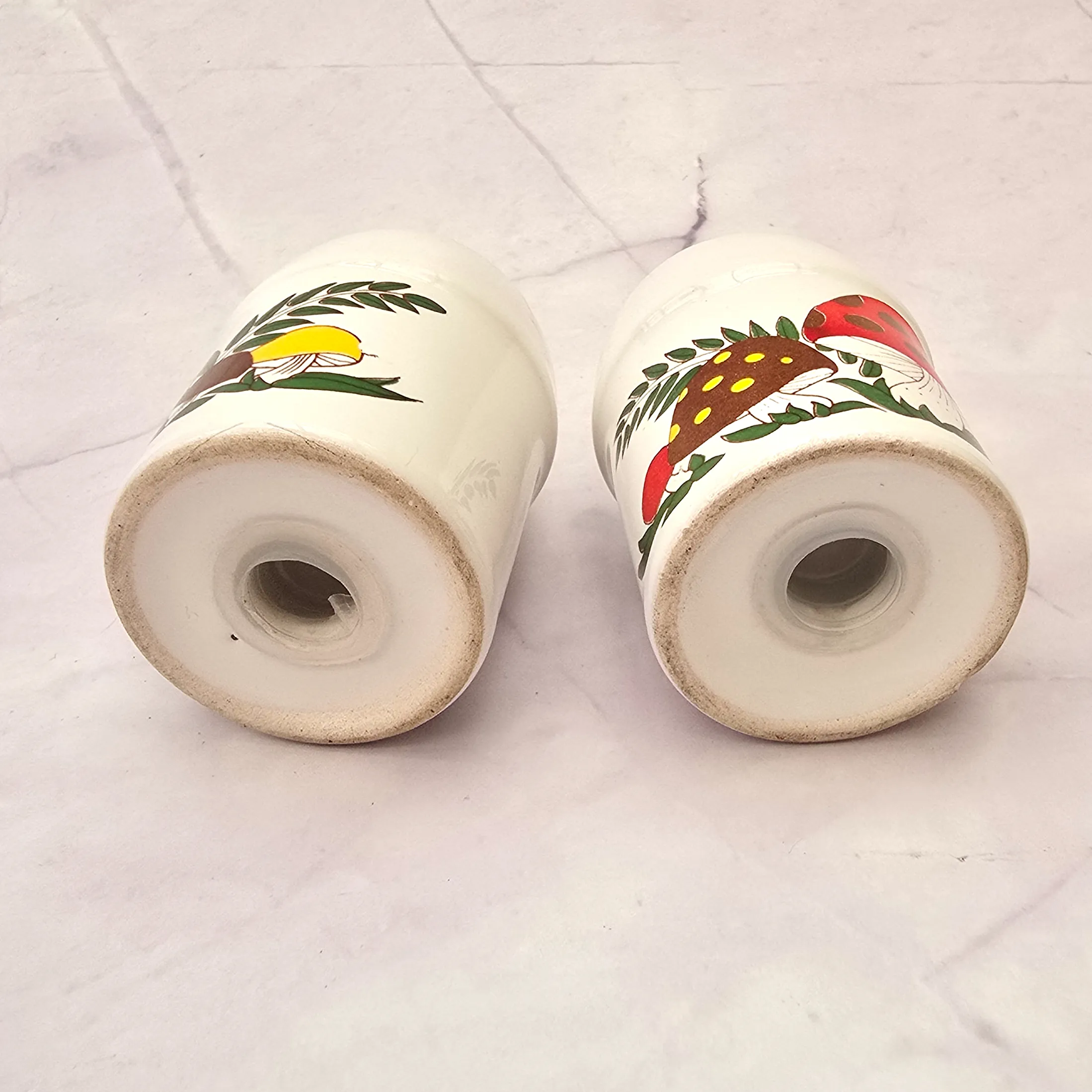 Peper en Zoutstel Paddenstoelen wit - Afbeelding 4